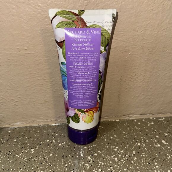 Orchard & Vine Coconut Hibiscus Shower Gel 7.4 fl oz‎ - Picture 2 of 3